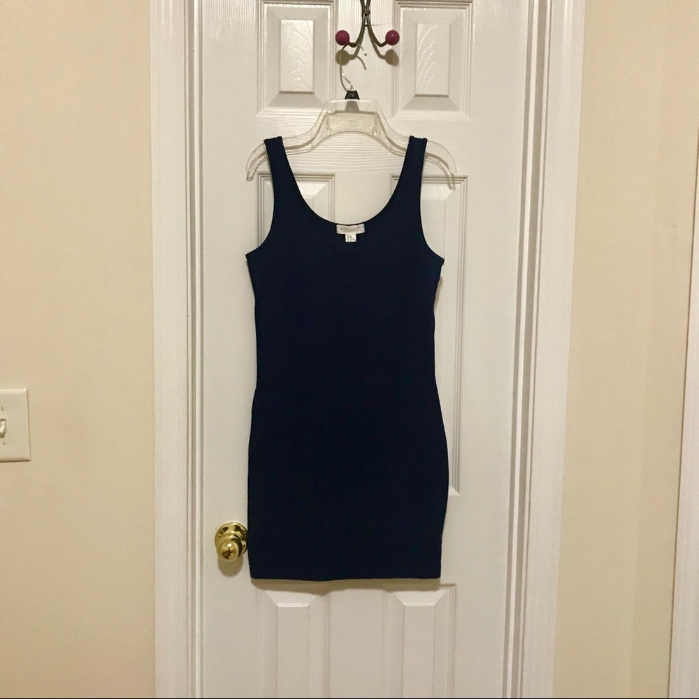 Navy bodycon dress
